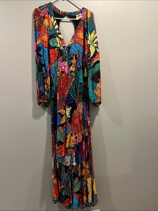 FARM Rio Dresses & Skirts - FARM Rio Vibrant Multicolor Floral-Print Maxi Dress